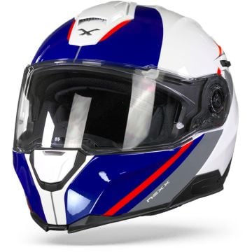 Nexx X.Vilitur Stigen White Blue Modular Helmet