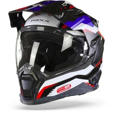 Nexx X.WED2 Columbus Blue Red Black Adventure Helmet