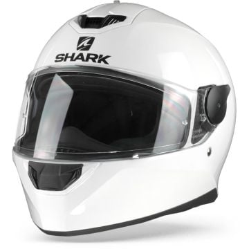 Shark D-Skwal 2 Blank Weiß Azur WHU Integralhelm