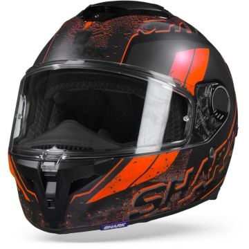 Shark Spartan GT Ryser Mat Black Anthracite Orange Full Face Helmet