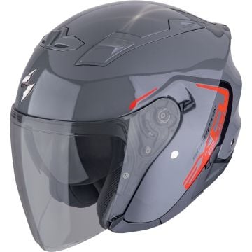 Scorpion EXO-230 CIT-E Gris Rouge Casque Jet