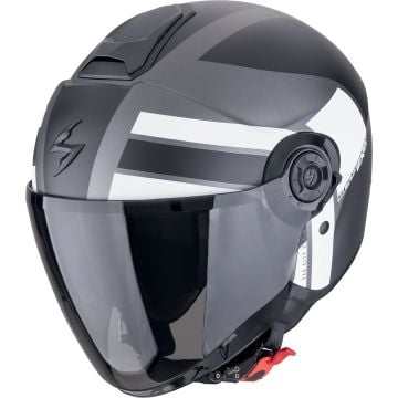 Scorpion EXO-City II Blur Noir Gris Blanc Casque Jet