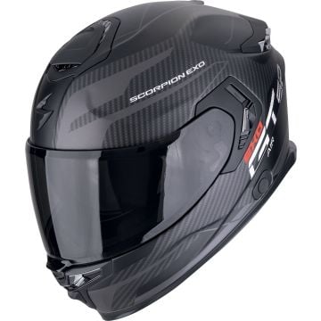 Scorpion EXO-GT SP Air Flex Noir Argenté Casque Intégral
