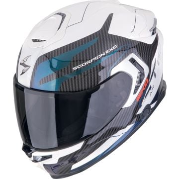 Scorpion EXO-GT SP Air Flex Noir Blanc Bleu Casque Intégral