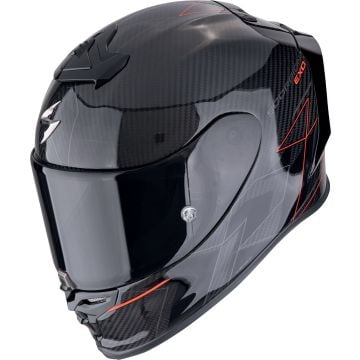 Scorpion EXO-R1 Evo Carbon Air Cynergy Noir Rouge Casque Intégral