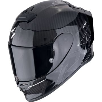 Scorpion EXO-R1 Evo Carbon Air Cynergy Noir Blanc Casque Intégral