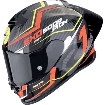 Scorpion EXO-R1 EVO II Air Coup Negro Rojo Neon Amarillo Casco Integral