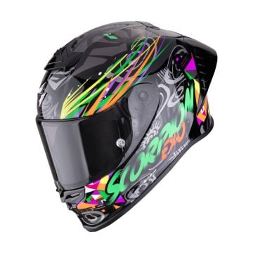 Scorpion Exo-R1 Evo II Air Savage Negro Verde Orange