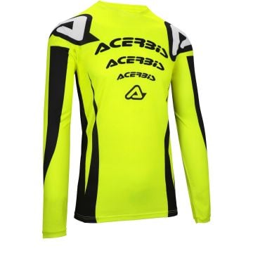 Acerbis MX J-Track Askar Yellow Black Motocross Jersey