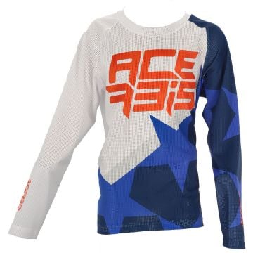 Acerbis MX J-Windy 1 Blue White Kids Motocross Jersey