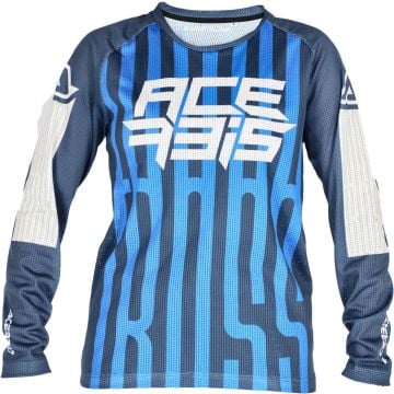 Acerbis MX J-Windy 5 Blau Weiß Kinder Motocross Jersey