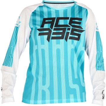 Acerbis MX J-Windy 5 Grün Weiß Kinder Motocross Jersey