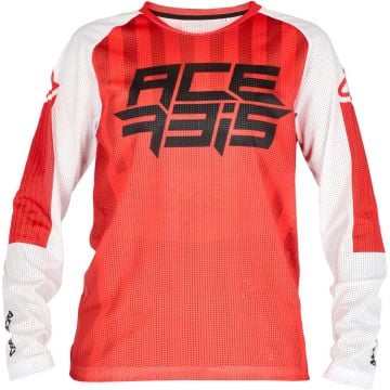 Acerbis MX J-Windy 5 Rot Weiß Kinder Motocross Jersey