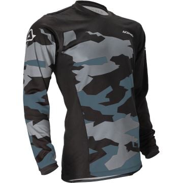 Acerbis X-Duro Winter Schwarz Grau Motocross Jersey