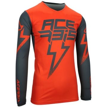 Acerbis X-Flex Blizzard Orange Grey Motocross Jersey