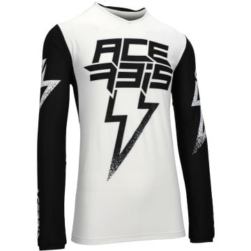 Acerbis X-Flex Blizzard White Black Motocross Jersey
