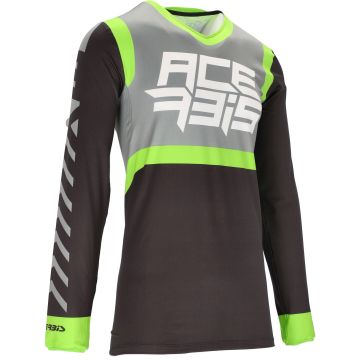Acerbis X-Flex Five Black Green Motocross Jersey