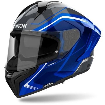 Airoh Matryx Wide Blue Gloss Full Face Helmet