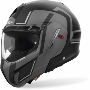 Airoh Mathisse II Genius Noir Mat Gris Casque Modulable