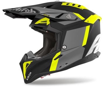 Airoh Aviator 3 Glory Yellow Matt Offroad Helmet