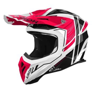 Airoh Aviator Ace 2 Engine Red Gloss Offroad Helmet