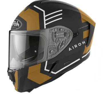 Airoh Helmet Spark Thrill Gold Matt Full Face Helmet