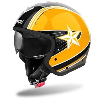 Airoh J 110 Command Yellow Gloss Jet Helmet