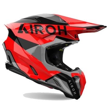 Airoh Twist 3 King Red Grey Offroad Helmet