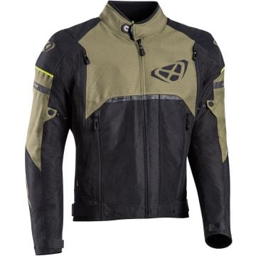 Ixon Allroad Black Khaki Textile Motorcycle Jacket