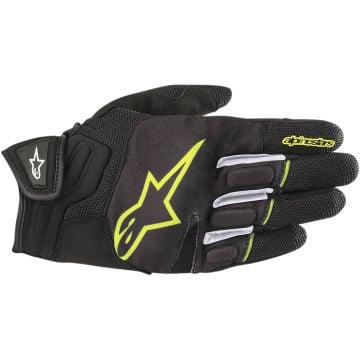 Alpinestars Atom Gloves Black Fluo Yellow