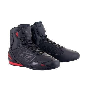 Alpinestars Austin Riding Shoes Black Bright Red