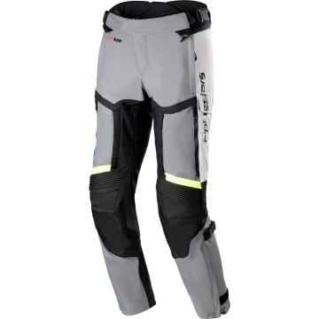 Alpinestars Bogotá Pro Drystar 4 Seasons Pants Ice Gray Dark Gray Yellow Fluo