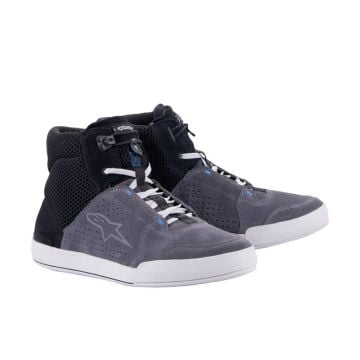 Alpinestars Chrome Air Shoes Black Cool Gray Blue