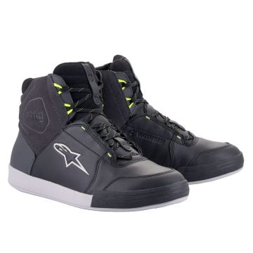 Alpinestars Chrome Drystar Schwarz Dark Grau Gelb Fluo Schuhe