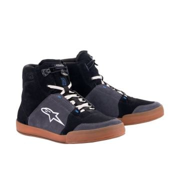 Alpinestars Chrome Noir Asphalt Gum Bleu Chaussures