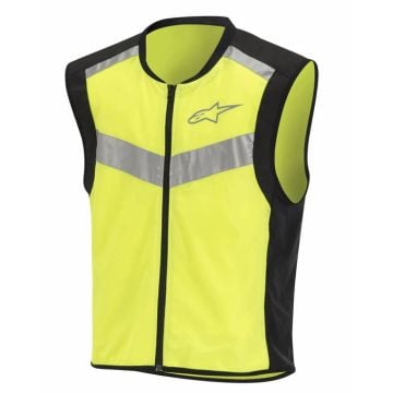 Alpinestars Flare Neon Vest Black Yellow Fluo