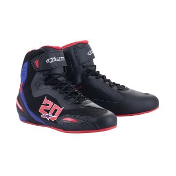 Alpinestars FQ20 Faster-3 Rideknit Black Bright Red Blue