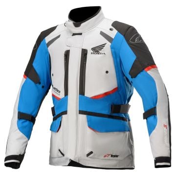 Alpinestars Honda Andes V3 Drystar Jacket Ice Gray Blue Bright Red  