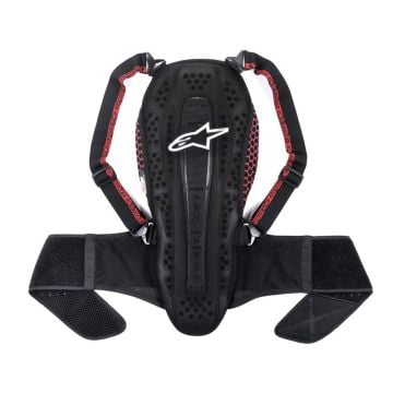 Alpinestars Nucleon KR-2 Black Smoke Red Back Protector