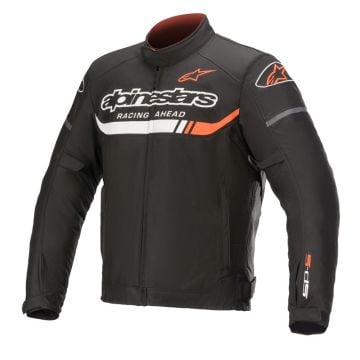 Alpinestars T-SP S Ignition Waterproof Jacket Black White Fluo Red  