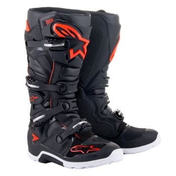 Alpinestars Tech 7 Enduro Schwarz Rot Fluo Stiefel