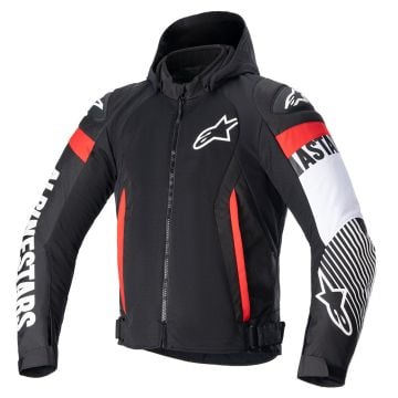 Alpinestars Zaca Air Jacket Black White Red Fluo