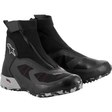 Alpinestars CR-8 Gore-Tex Shoes Black Mid Gray Bright Red