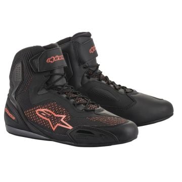 Alpinestars Faster-3 Rideknit Black Red Fluo 