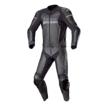 Alpinestars Gp Force Chaser Leather Suit 2 Pc Black Black