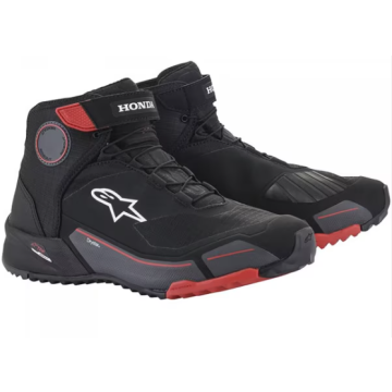 Alpinestars Honda Cr-X Drystar Riding Shoes Black Red Gray