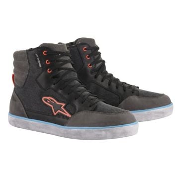 Alpinestars J-6 Waterproof Canvas Black Anthracite Light Blue 