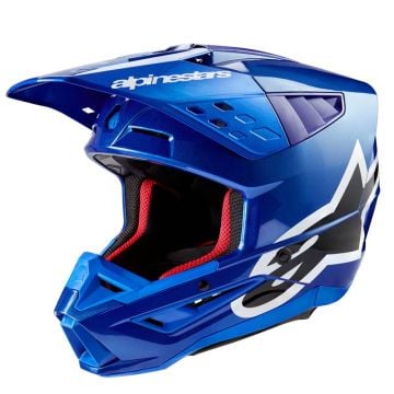 Alpinestars S-M5 Corp Helmet Ece 22.06 Blue Glossy