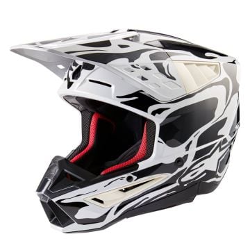 Alpinestars S-M5 Mineral Helmet Ece 22.06 Cool Gray Dark Gray Glossy