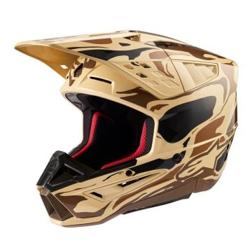 Alpinestars S-M5 Mineral Helmet Ece 22.06 Dark Brown Kangaroo Matt